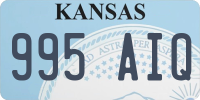 KS license plate 995AIQ