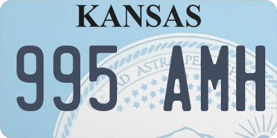 KS license plate 995AMH