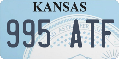 KS license plate 995ATF