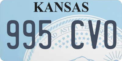 KS license plate 995CVO