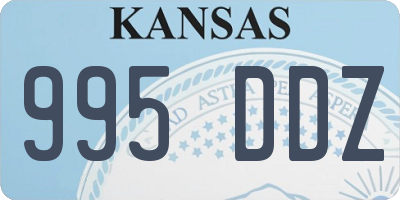 KS license plate 995DDZ