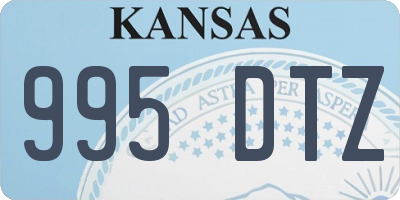 KS license plate 995DTZ