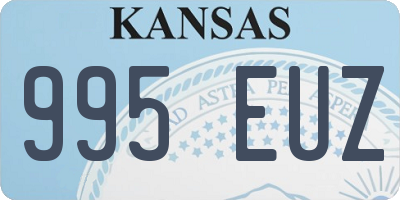 KS license plate 995EUZ