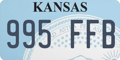 KS license plate 995FFB