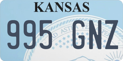KS license plate 995GNZ