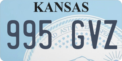 KS license plate 995GVZ