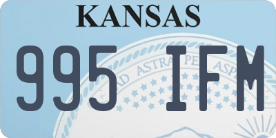 KS license plate 995IFM