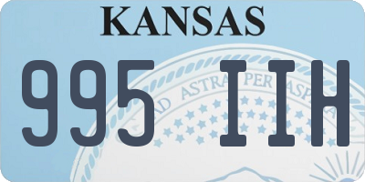 KS license plate 995IIH