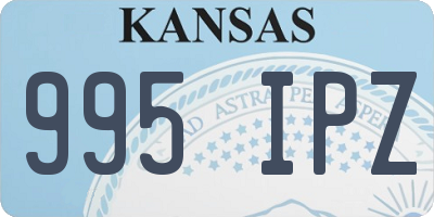KS license plate 995IPZ