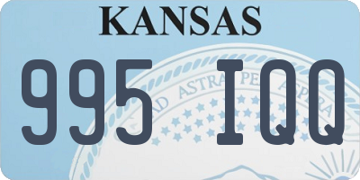 KS license plate 995IQQ