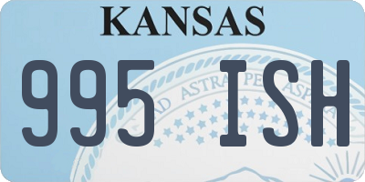 KS license plate 995ISH