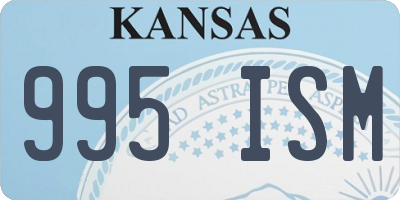 KS license plate 995ISM