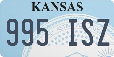 KS license plate 995ISZ