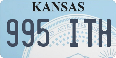 KS license plate 995ITH