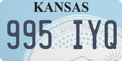 KS license plate 995IYQ