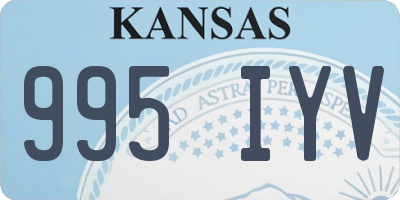 KS license plate 995IYV