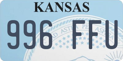 KS license plate 996FFU