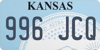 KS license plate 996JCQ