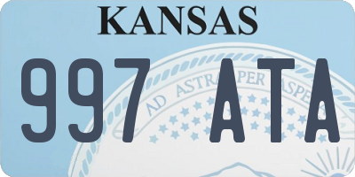 KS license plate 997ATA