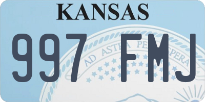 KS license plate 997FMJ