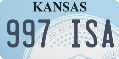 KS license plate 997ISA