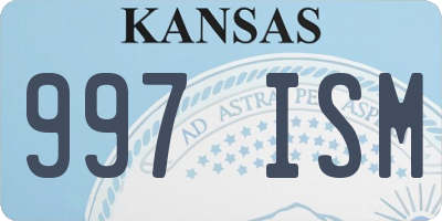 KS license plate 997ISM