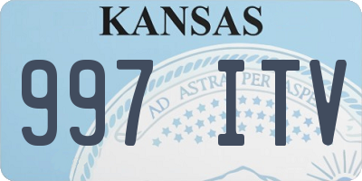 KS license plate 997ITV