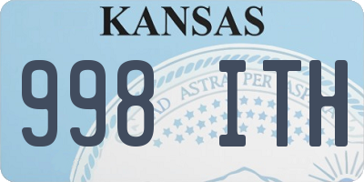 KS license plate 998ITH