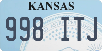 KS license plate 998ITJ