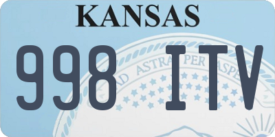 KS license plate 998ITV