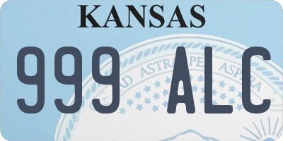 KS license plate 999ALC