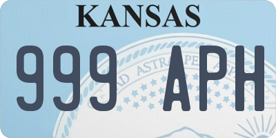 KS license plate 999APH