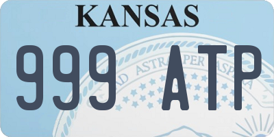 KS license plate 999ATP