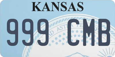 KS license plate 999CMB