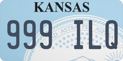 KS license plate 999ILQ