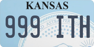 KS license plate 999ITH
