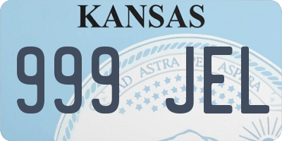 KS license plate 999JEL