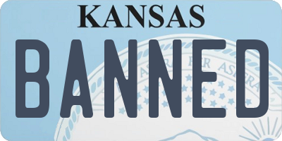 KS license plate BANNED