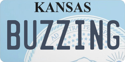 KS license plate BUZZING