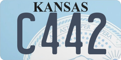 KS license plate C442