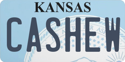 KS license plate CASHEW