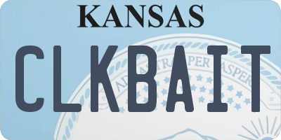 KS license plate CLKBAIT