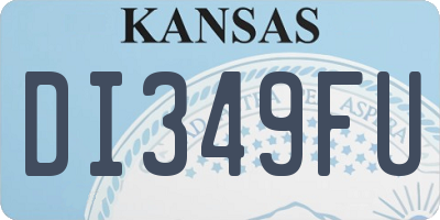 KS license plate DI349FU