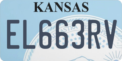 KS license plate EL663RV