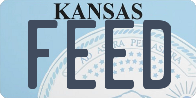 KS license plate FEED