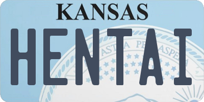 KS license plate HENTAI