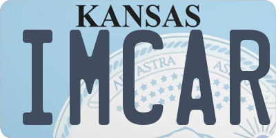 KS license plate IMCAR