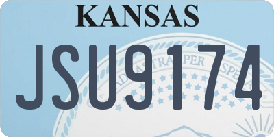 KS license plate JSU9174