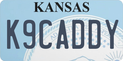 KS license plate K9CADDY