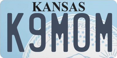KS license plate K9MOM